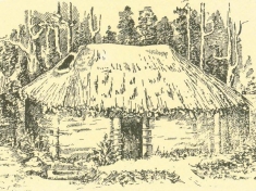 8.	Samantonių (Ukmergės r.) žalvario amžiaus trobelė (pagal R. Rimantienę, 1995, psl. 26).